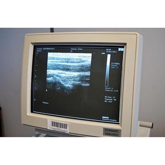 Used DYNAMIC IMAGING DIASUS ULTRASOUND SCANNER WITH 2 PROBES