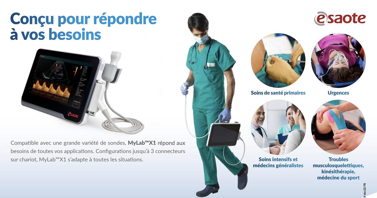 D'occasion ECHOGRAPHE MYLAB X1 AVEC 3 SONDES
