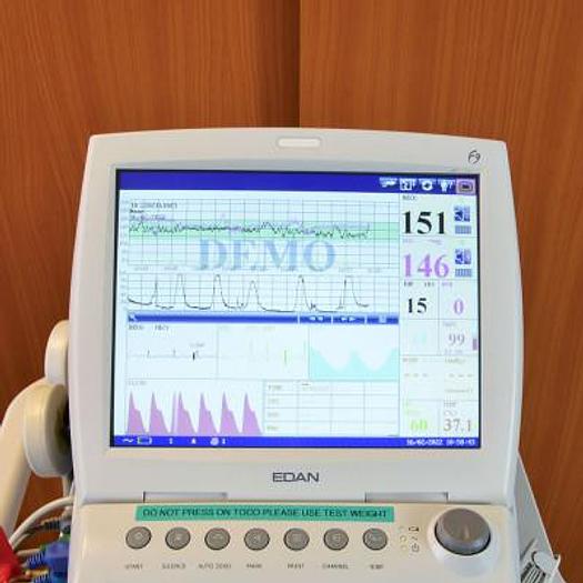 Used EDAN F9 FETAL AND MATERNAL CARDIOTOCOGRAPH