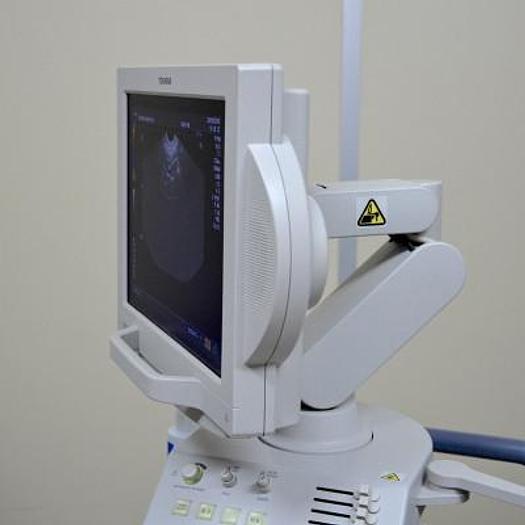 Used ULTRASOUND SCANNER TOSHIBA NEMIO XG ISTYLE SSD 580A COLOR, DOPPLER, FLAT SCREEN