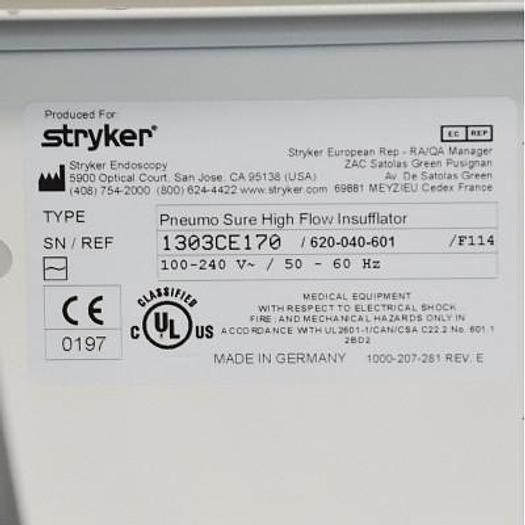 Used STRYKER RIGID ENDOSCOPY COLUMN