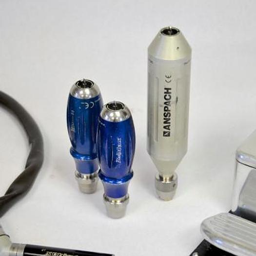 Used ANSPACH HIGH-SPEED AIR MOTOR WITH 3 DRILLS