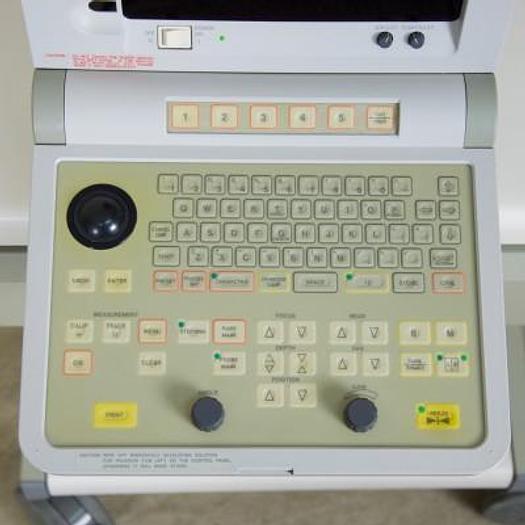 Used HITACHI EUB 405 PORTABLE ULTRASOUND SCANNER WITH 2 PROBES