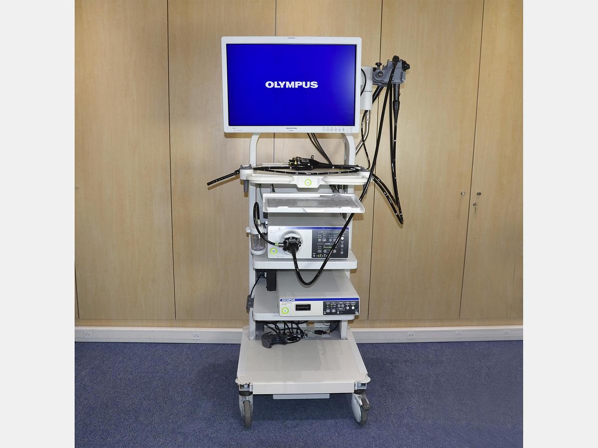 D'occasion OLYMPUS EXERA III CV190 VIDEO COLUMN WITH 2 ENDOSCOPES