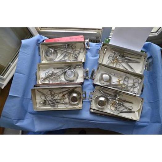 Used 6 ARTHOSCOPY BOXES, SEE PHOTO, FOR INFORMATION ONLY