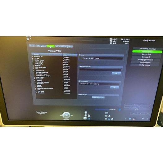 Used GENERAL ELECTRIC ECHOGRAPH Voluson E8 RSA BT19