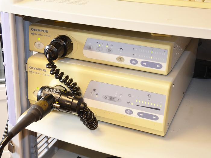 Used OLYMPUS DIGESTIVE ENDOSCOPY COLUMN
