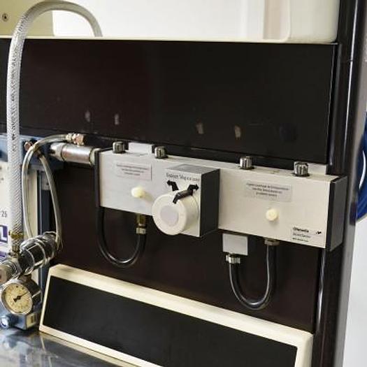 Used KONTRON ANESTHESIA TROLLEY (SWITZERLAND) WITH RAMP, MIXER AND STORAGE SYSTEM
