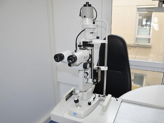 Used NIDEK OPHTHALMOLOGICAL CONSULTATION TABLE