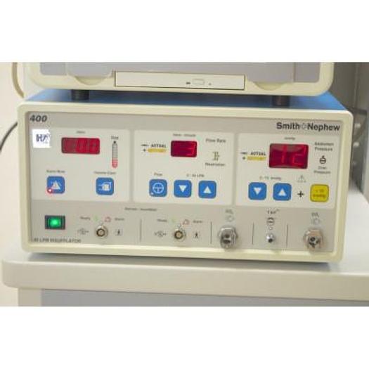 Used SMITH AND NEPHEW LAPAROSCOPIC COLUMN WITH 2 FLAT SCREENS