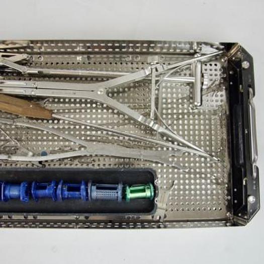 Used ORTHOPEDIC BOX FOR VERTEBRAL IMPLANT BRAND SYNTHES