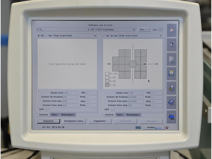 D'occasion CHAMPS VISUEL HUMPHREY MATRIX