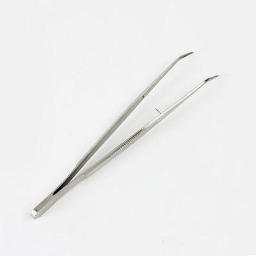 BENT TWEEZERS 13CM