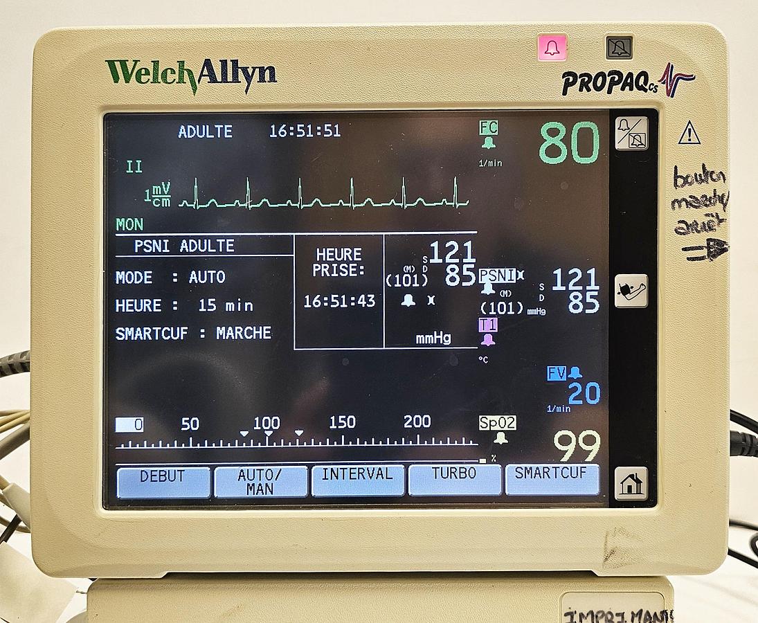 D'occasion WELCH ALLYN PROPAQ MULTIPARAMETRIC MONITOR