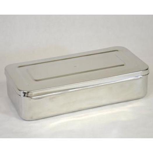 STAINLESS STEEL INSTRUMENT BOX 35x18x8cm