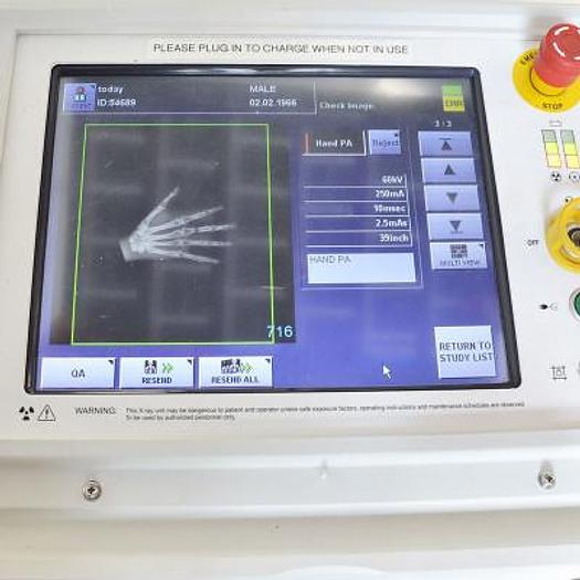 Used RADPRO 40KW MOBILE DIGITAL RADIOGRAPHY ROOM WITH CANON CXDI 55G PLANAR SENSOR