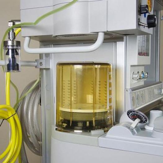 Used DATEX OHMEDA S5 ANESTHESIA VENTILATOR WITH SEVOTEC 5 AND ISOTEC 4 RESERVOIRS