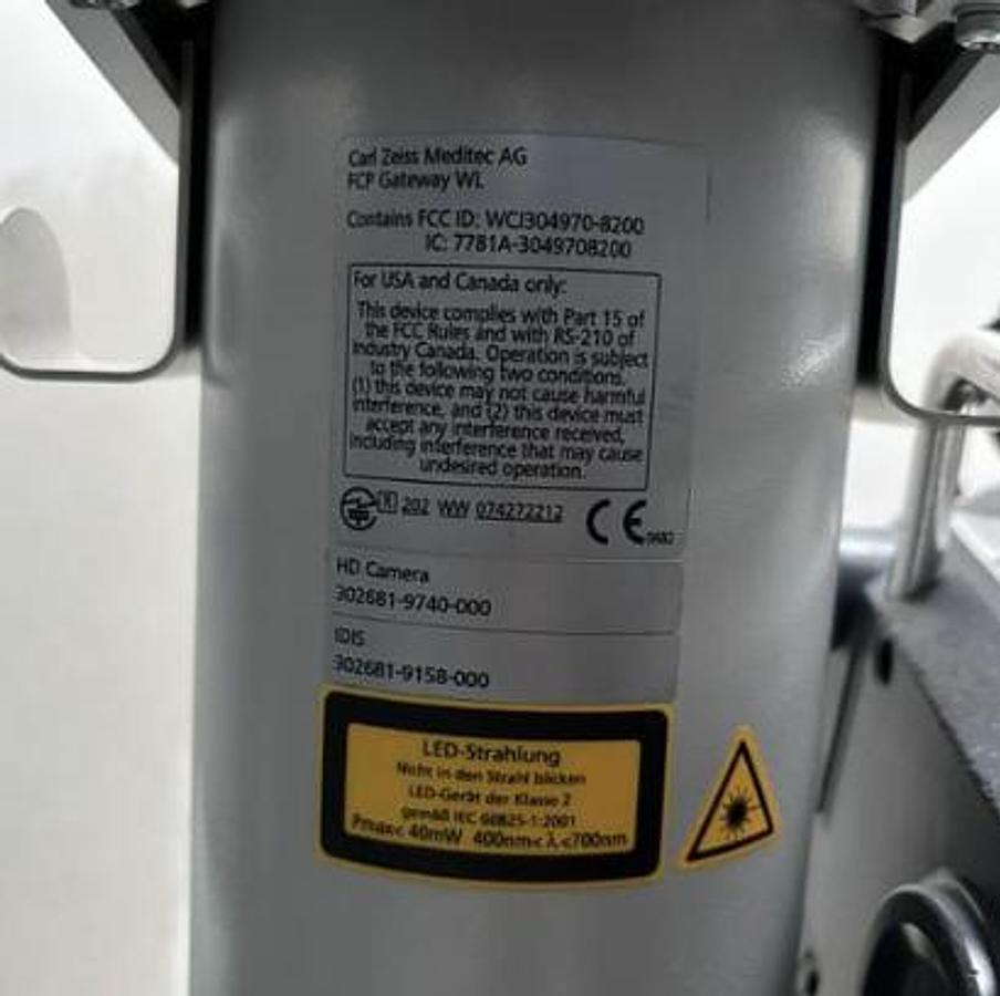 D'occasion KARL ZEISS LUMERA 700 OPERATING OPHTHALMOLOGY MICROSCOPE