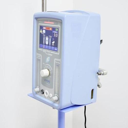 Used VIASYS INFANT FLOW SIPAP ASSISTE BABY VENTILATOR ON STAND