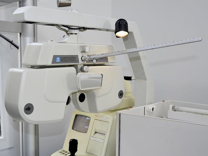 Used NIDEK OPHTHALMOLOGICAL CONSULTATION TABLE