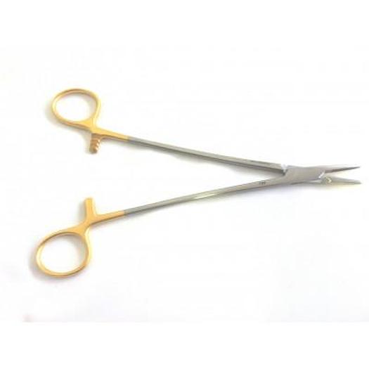 MAYO HEGAR NEEDLE HOLDER CARBIDE JAWS 20CM (PORTE AIGUILLE MAYO HEGAR MORS TUNGSTENE 20CM)