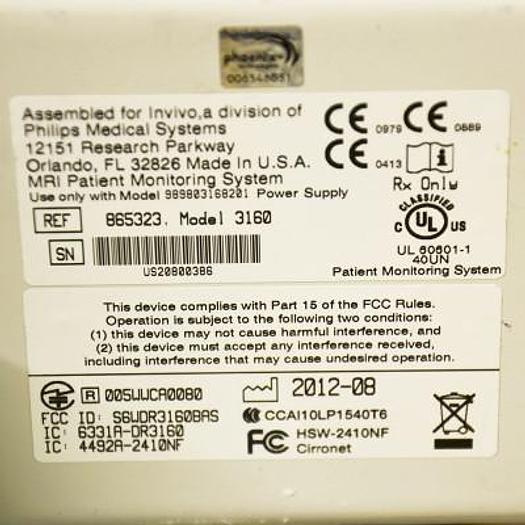 Used MONITOR INVIVO PRECESS AMAGNETIQUE