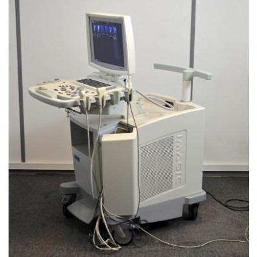 Used ECHOCARDIOGRAPHY KONTRON IMAGIC 5000 COLOR DOPPLER with 4 probes