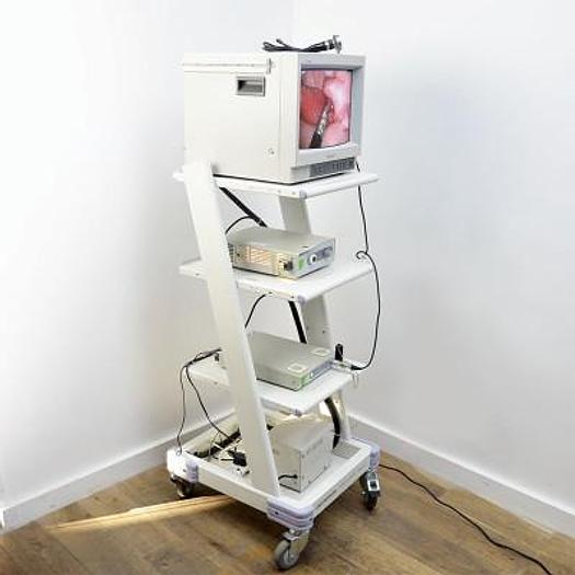 Used ENDOSCOPY COLUMN WITH OLYMPUS OTC-SC CAMERA