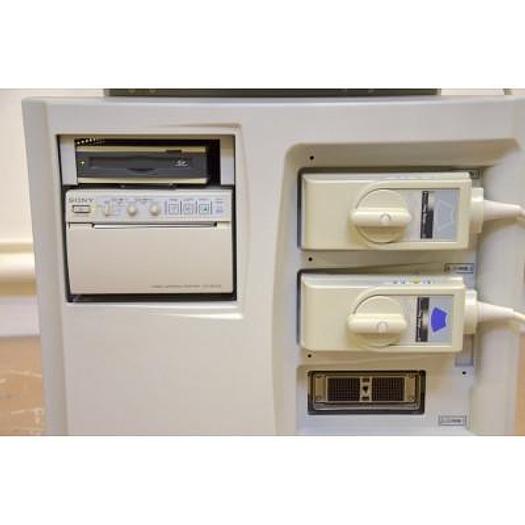 Used ALOKA SSD 4000 COLOR DOPPLER ULTRASOUND SCANNER WITH 2 PROBES