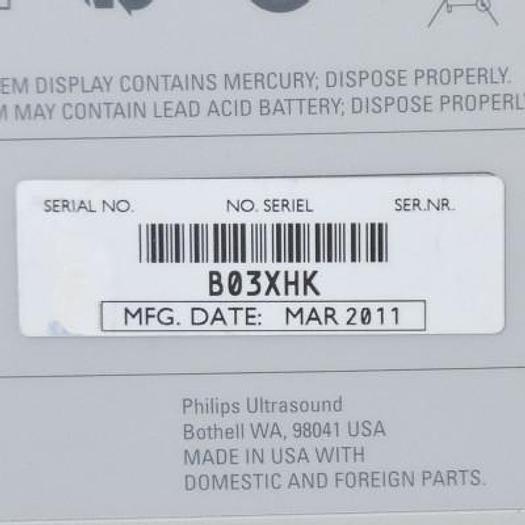 Used PHILIPS IU22 VASCULAR ULTRASOUND SCANNER