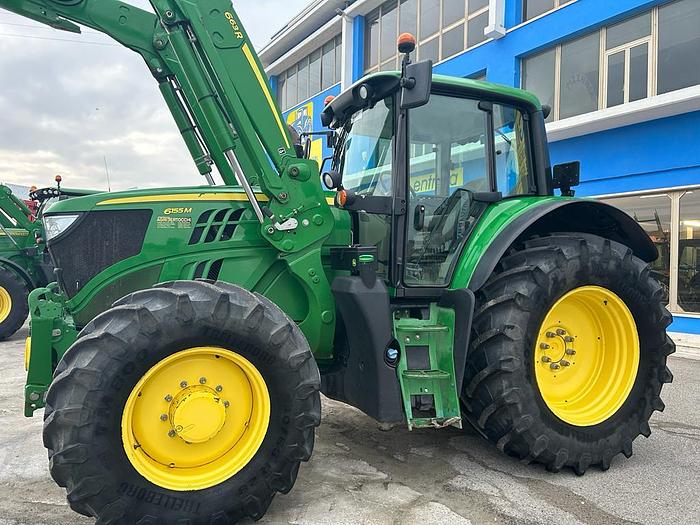 Usato John Deere 6155 M con caricatore JD