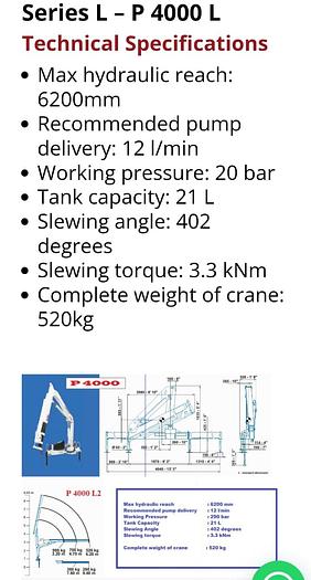 Usato Gru Bonfiglioli modello P4000