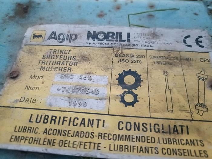 Usato Trincia Nobili da 4,50m con carrello