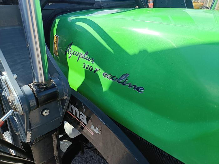 Usato Deutz Agroplus 320 con caricatore-ore 3000 circa