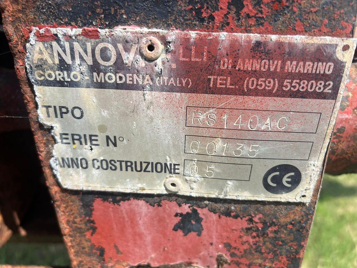 Usato Spandiletame Annovi 2 assi-portata 140 q