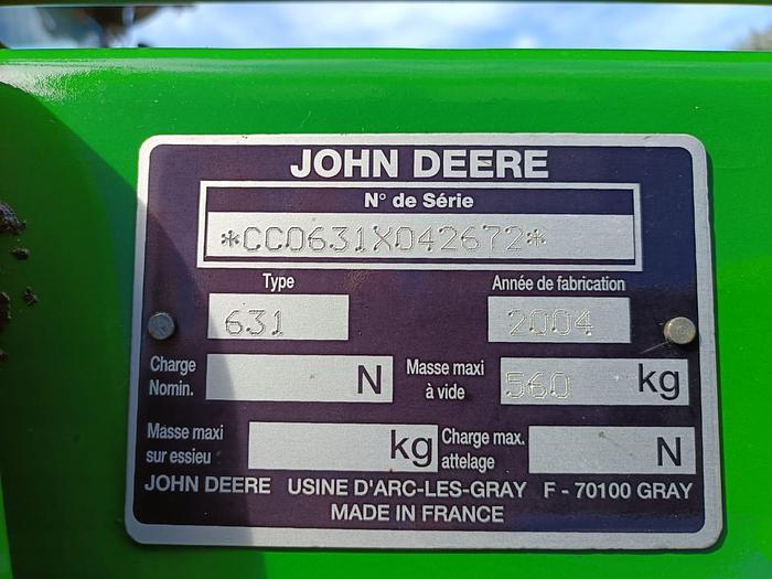 Usato Caricatore originale John Deere 631 con forche