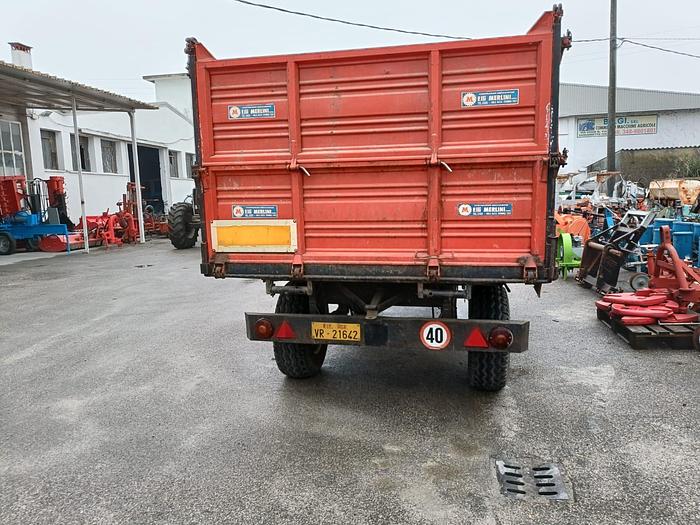 Usato Rimorchio Merlini ribaltabile trilaterale