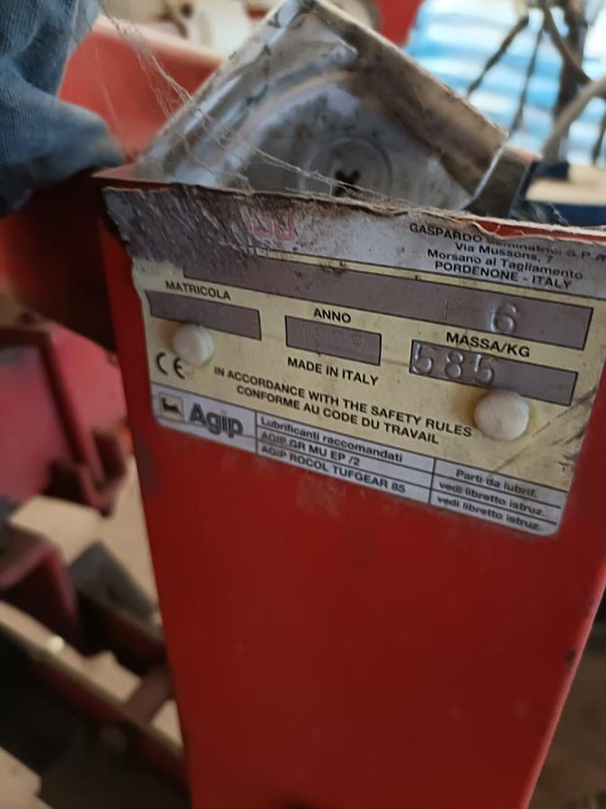 Usato sarchio Gaspardo a 3 file