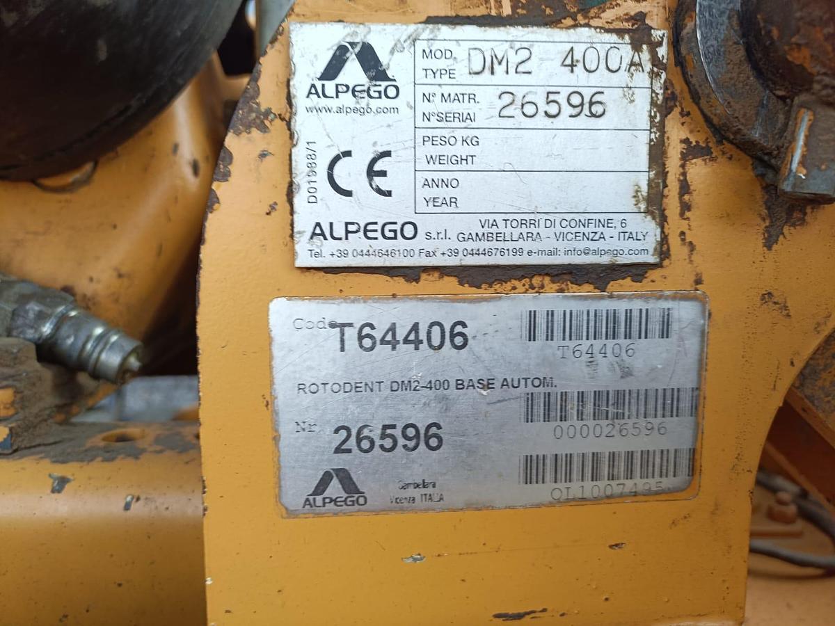 Usato erpice rotante Alpego con rullo dentato da 4m 