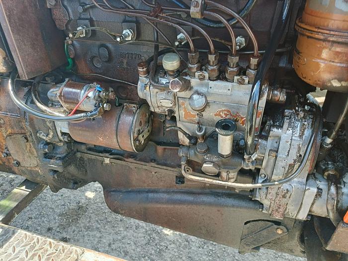 Usato Fiat 411 R con muletto e sollevatore