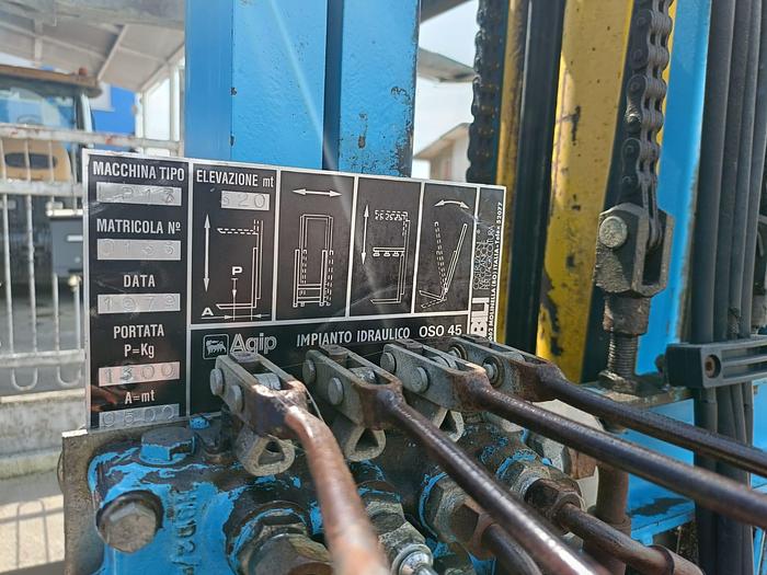 Usato Fiat 411 R con muletto e sollevatore