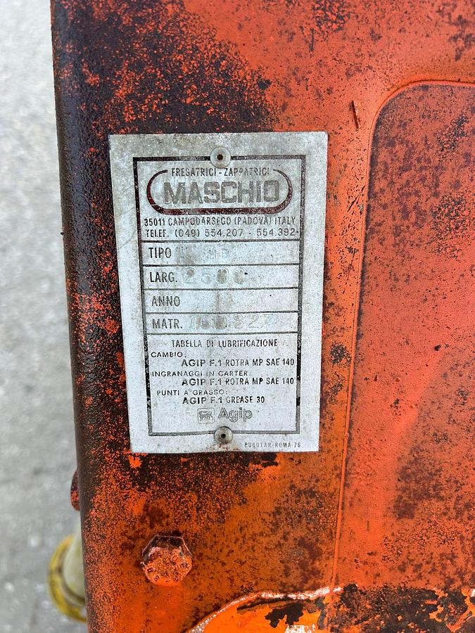 Usato Erpice rotante Maschio tipo HB larghezza 2,50m