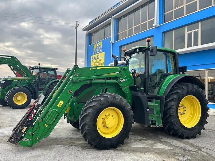 Usato John Deere 6155 M con caricatore JD