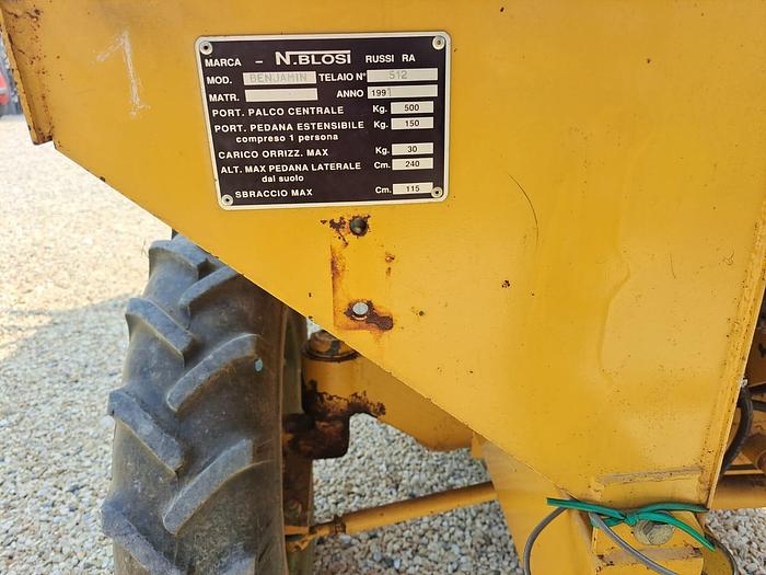 Usato Carro raccolta Blosi idrostatico-piattaforma idr