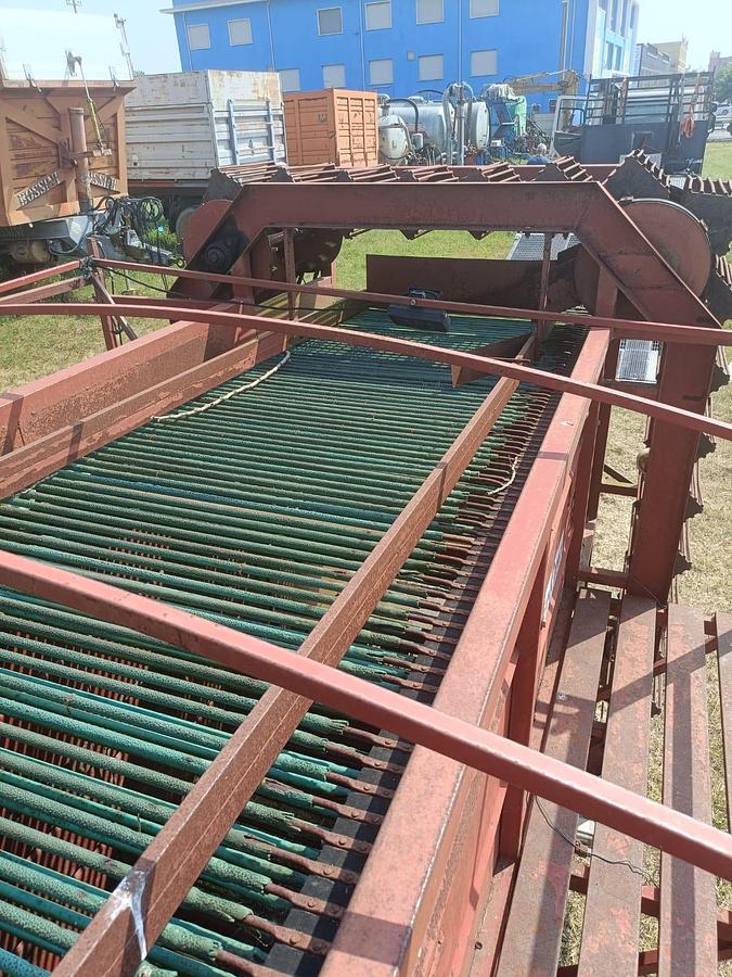 Usato Raccoglitrice Pomac trainata per patate, cipolle, aglio ecc