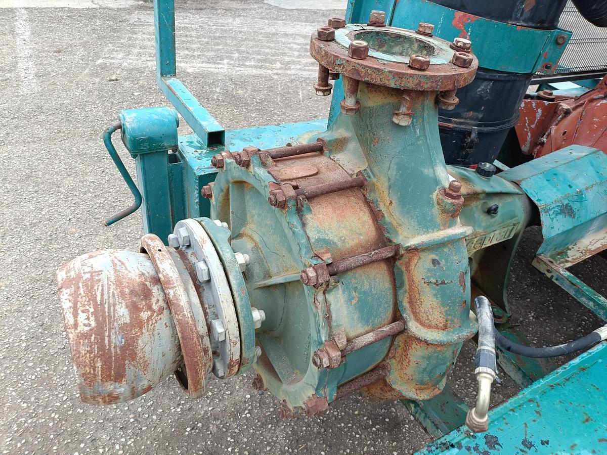 Usato gruppo motopompa con motore da camion 6 cilindri