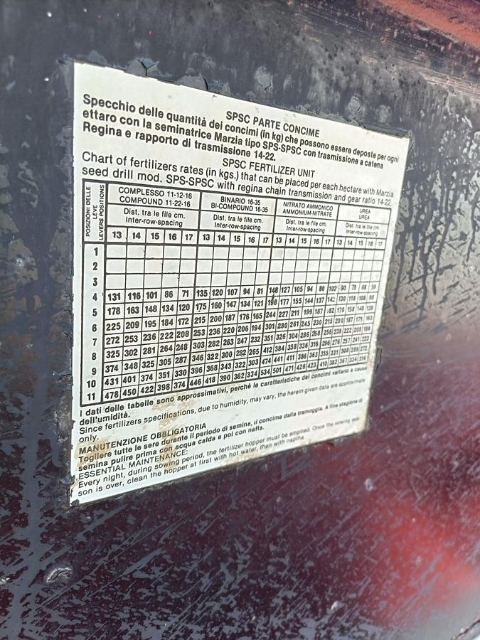 Usato seminatrice frumento o semi piccoli da 2,90m