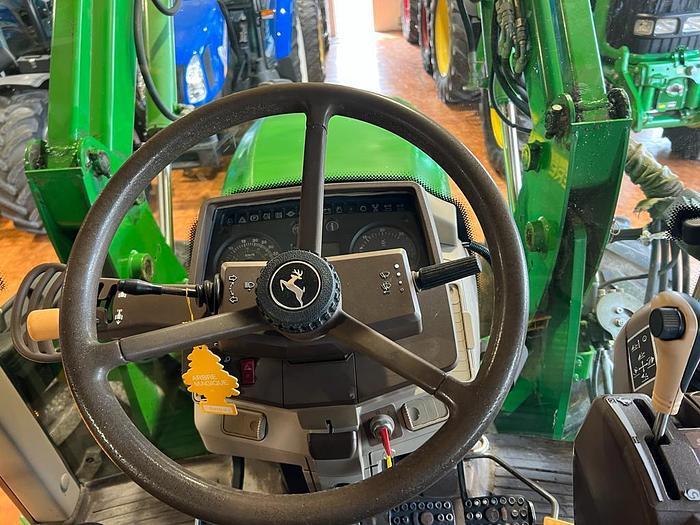 Usato John Deere 6420- caricatore JD 651- ponte sospeso