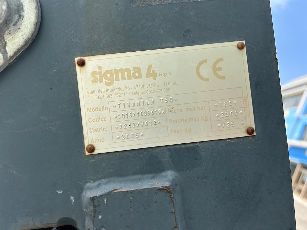 Usato Caricatore Sigma 4 Titanium T50- benna e forche