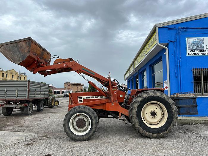 Usato Fiat 766 DT- caricatore con benna- idroguida